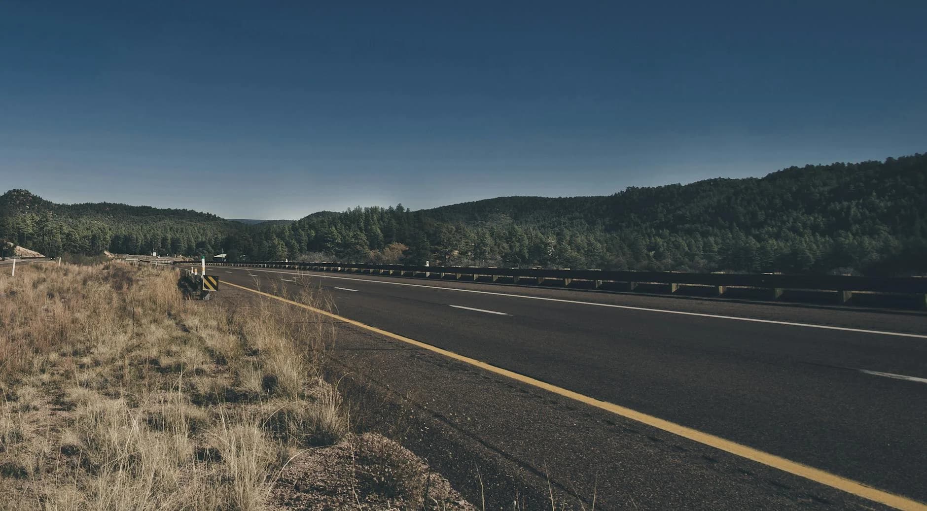 A Highway Winding Through Lush Forested  3