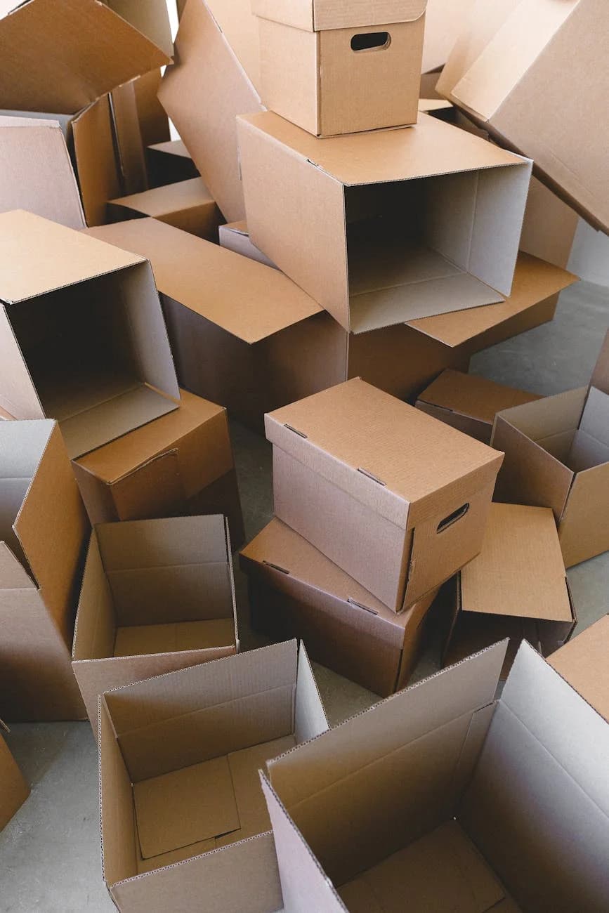 A Pile Of Empty Cardboard Boxes Ready Fo 2