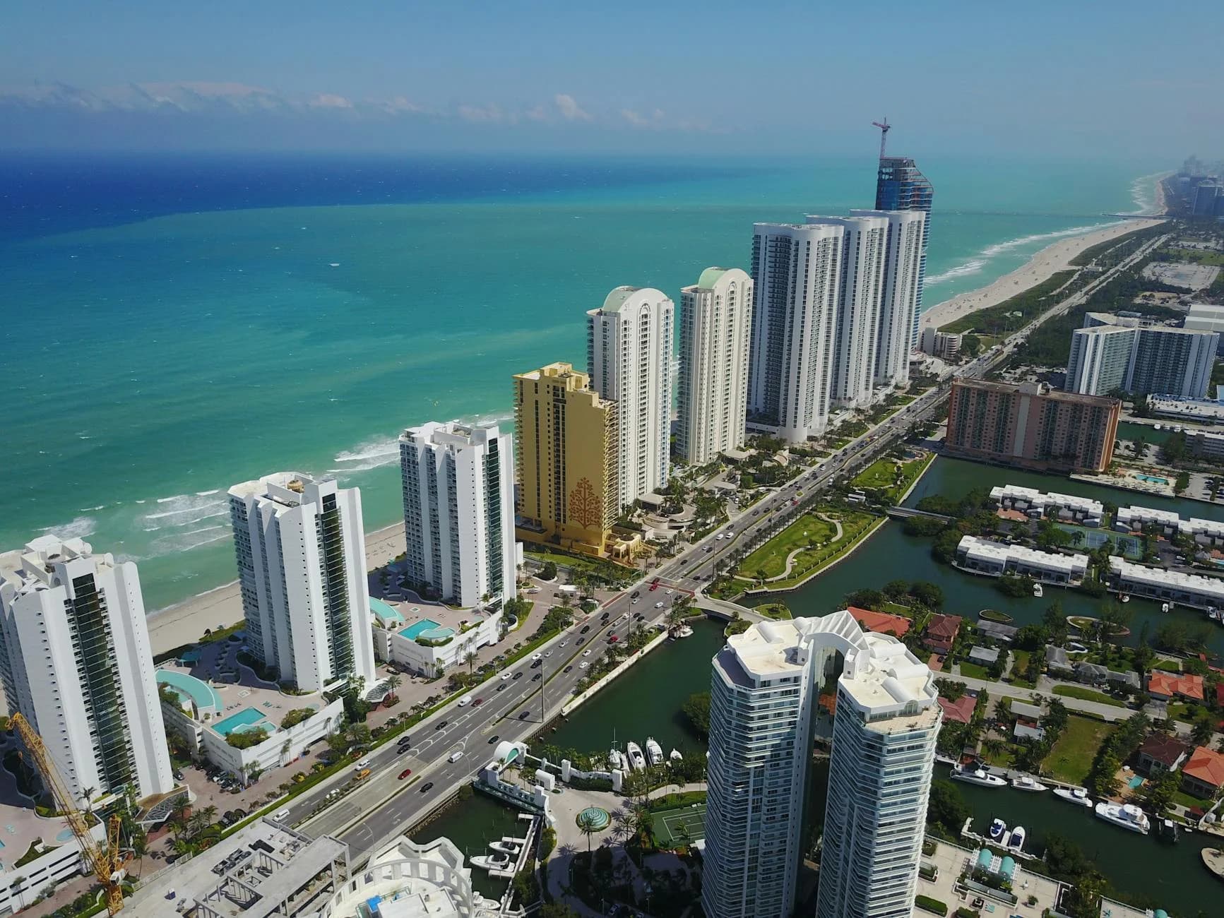 Stunning Aerial Panorama Of Sunny Isles 3