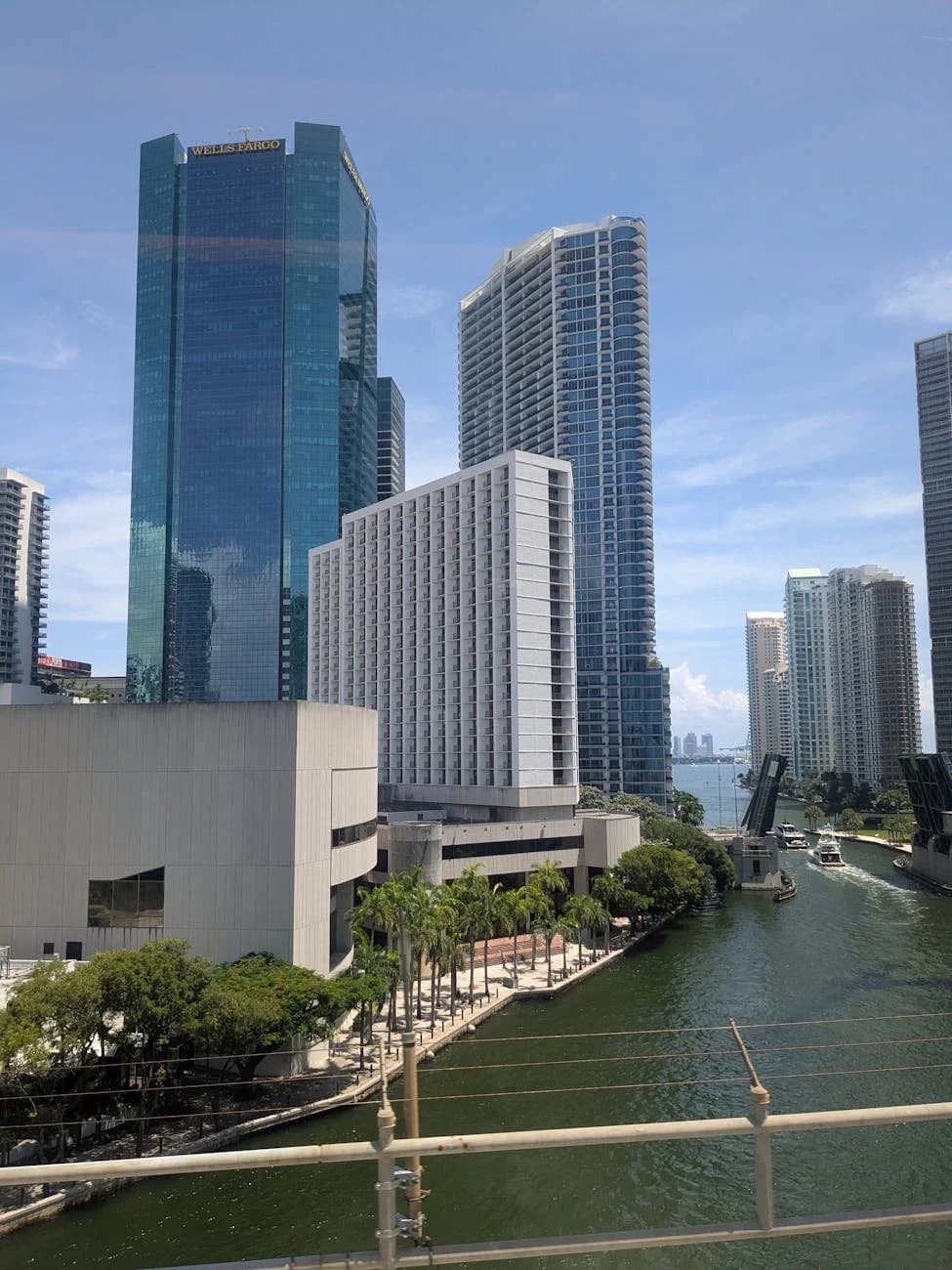A Vibrant View Of Miami S Skyscrapers By 1