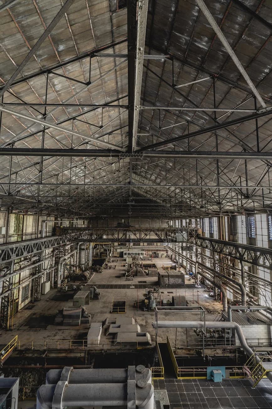 Detailed View Of A Large Industrial Ware 2