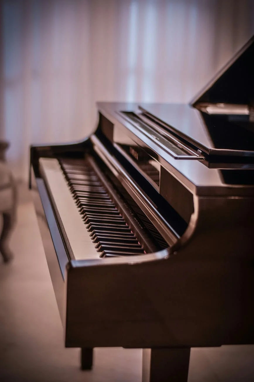 A Close Up Of A Grand Piano Keyboard In 2