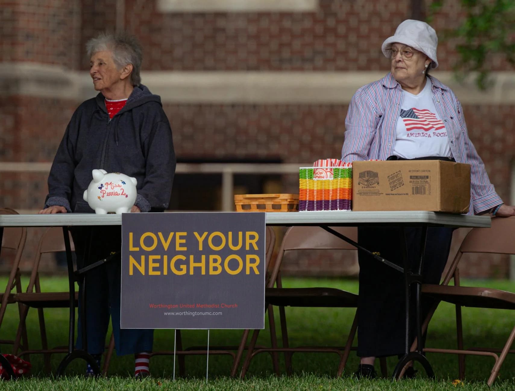 Two Elderly Women Volunteer At A Communi 3