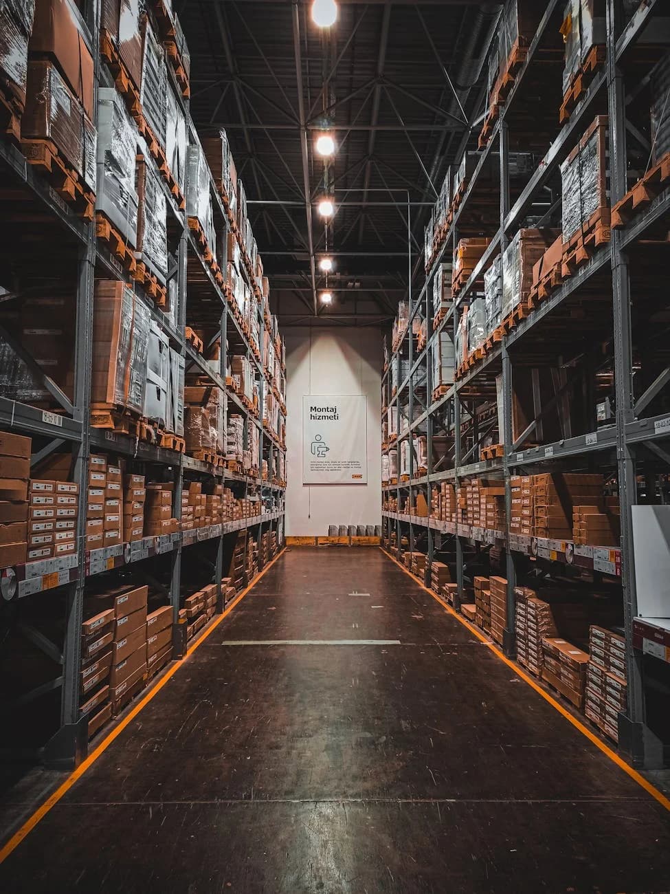 A Well Organized Warehouse Aisle With St 1