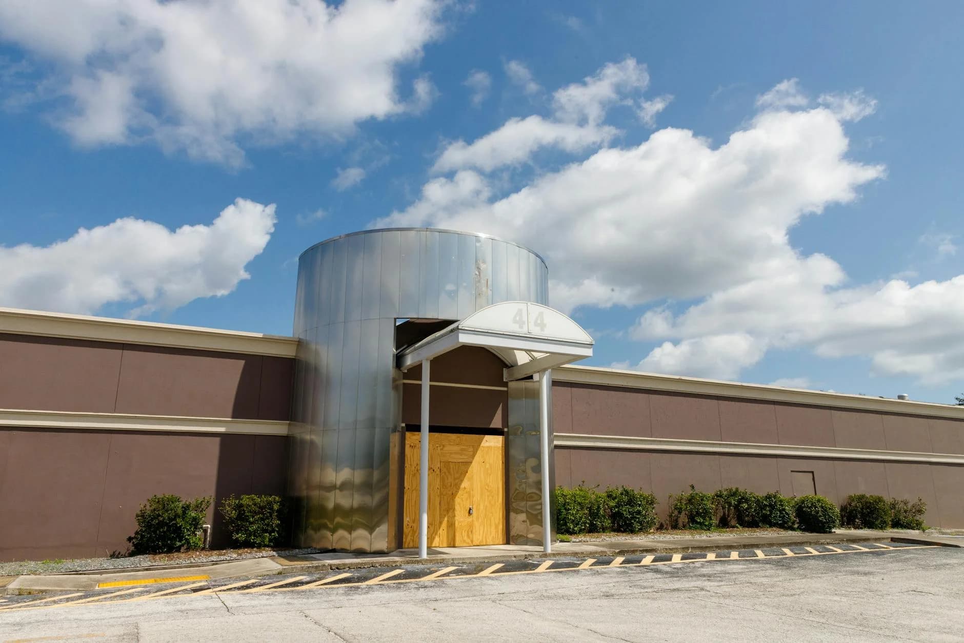 Exterior Of A Brown Industrial Building 1