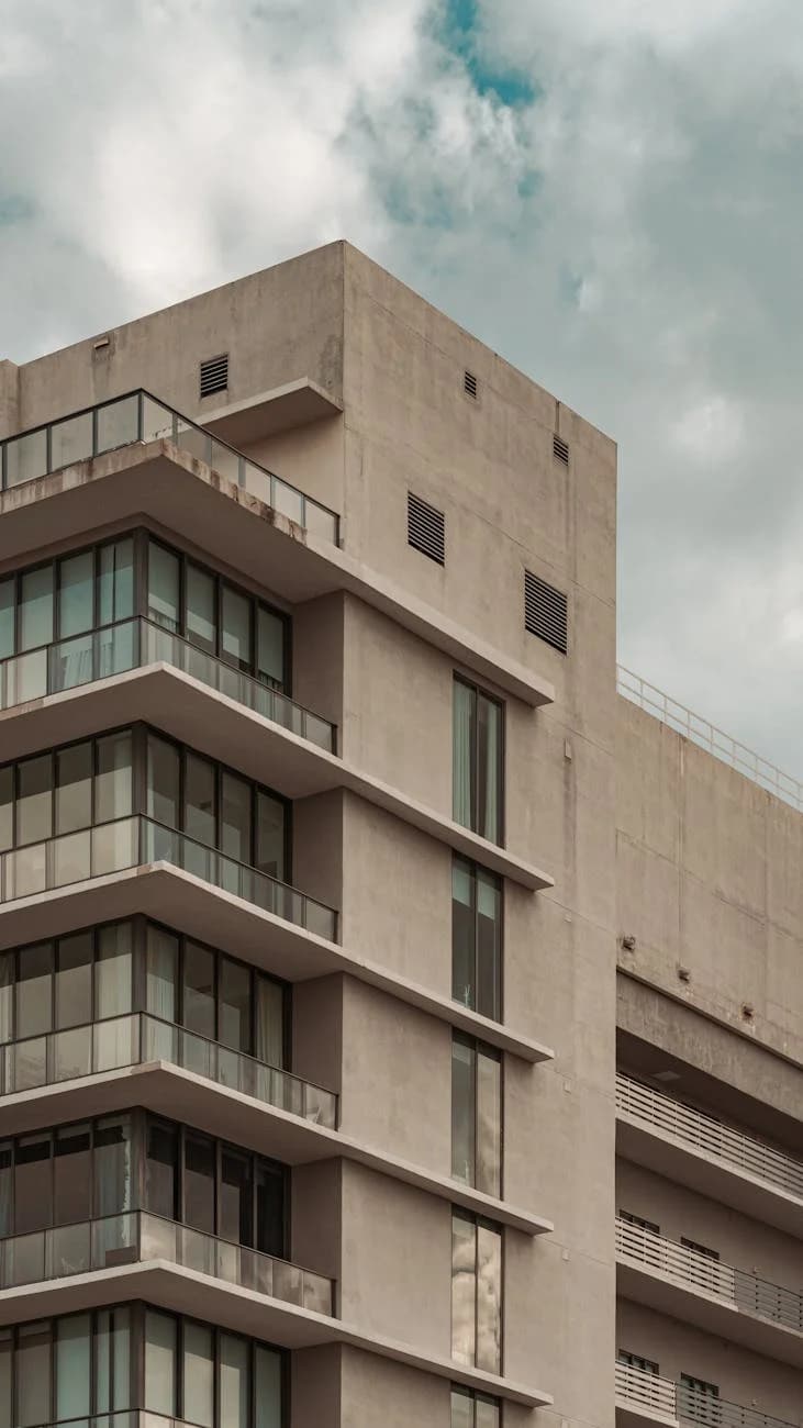 Captura de un edificio moderno en Miami