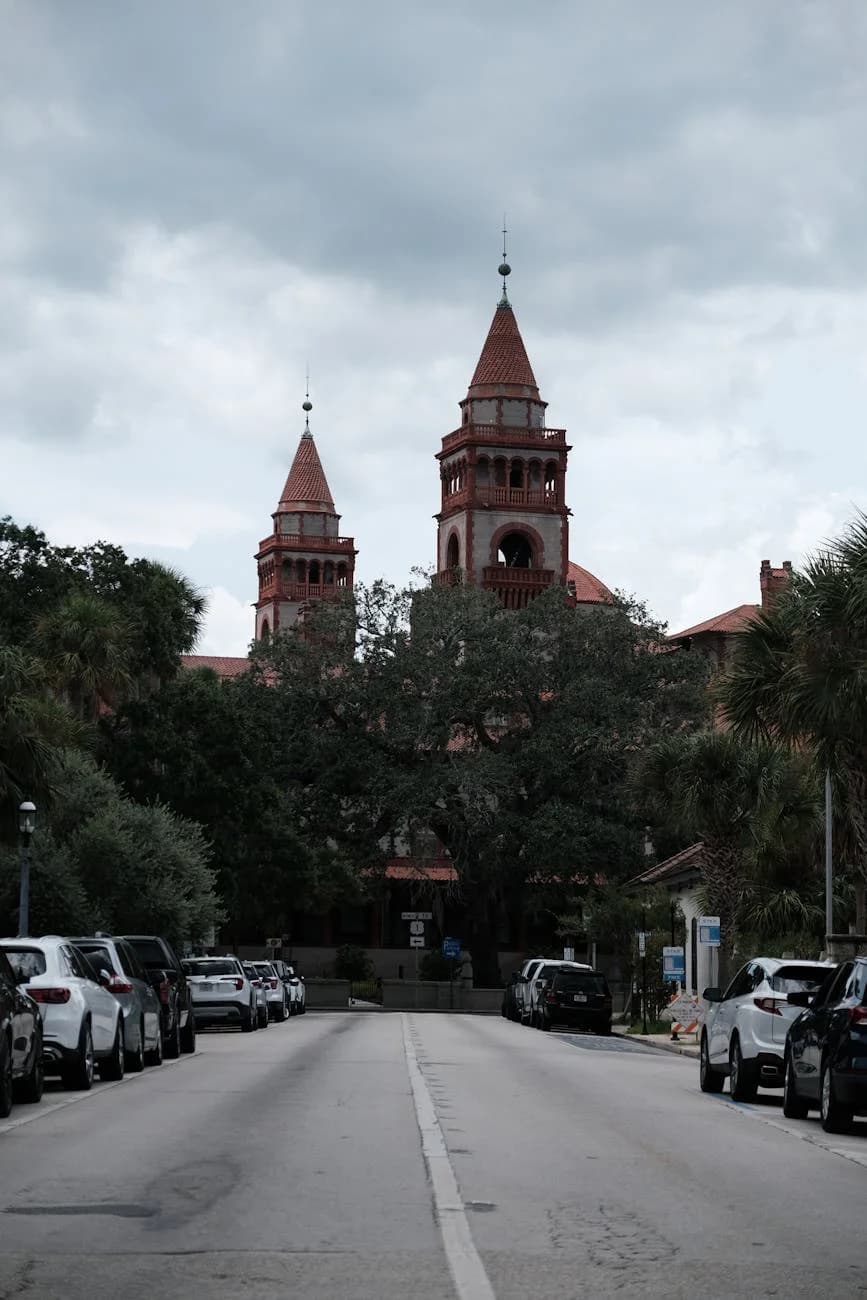 A Cloudy Day View Of St Augustine S Hist 2