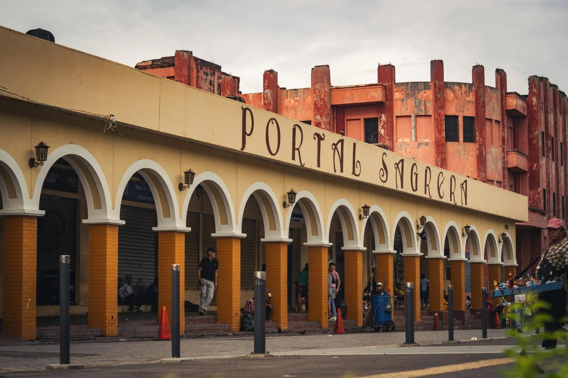 Colorful Colonial Style Arches At Portal 1