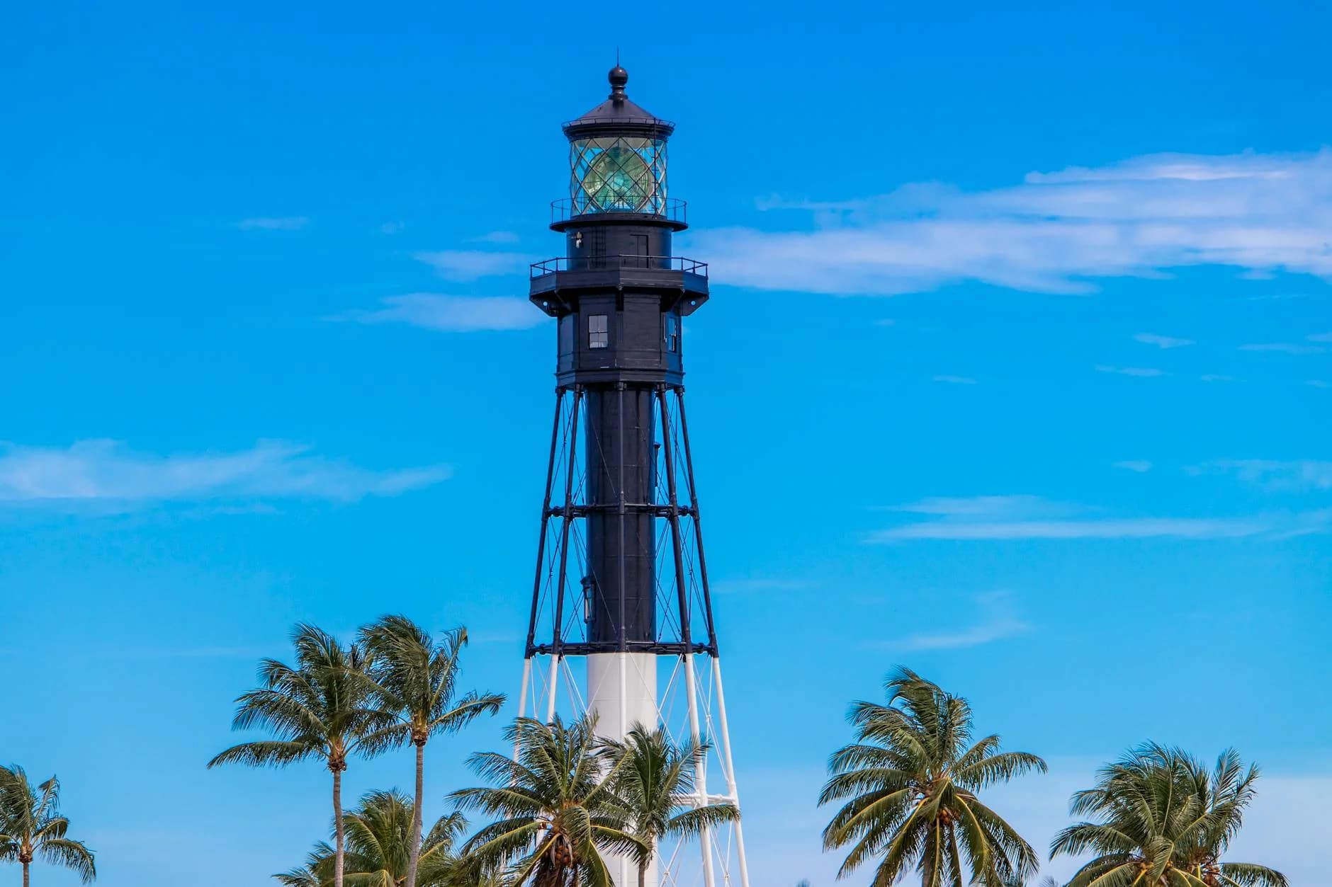 A Striking Lighthouse Surrounded By Palm 4