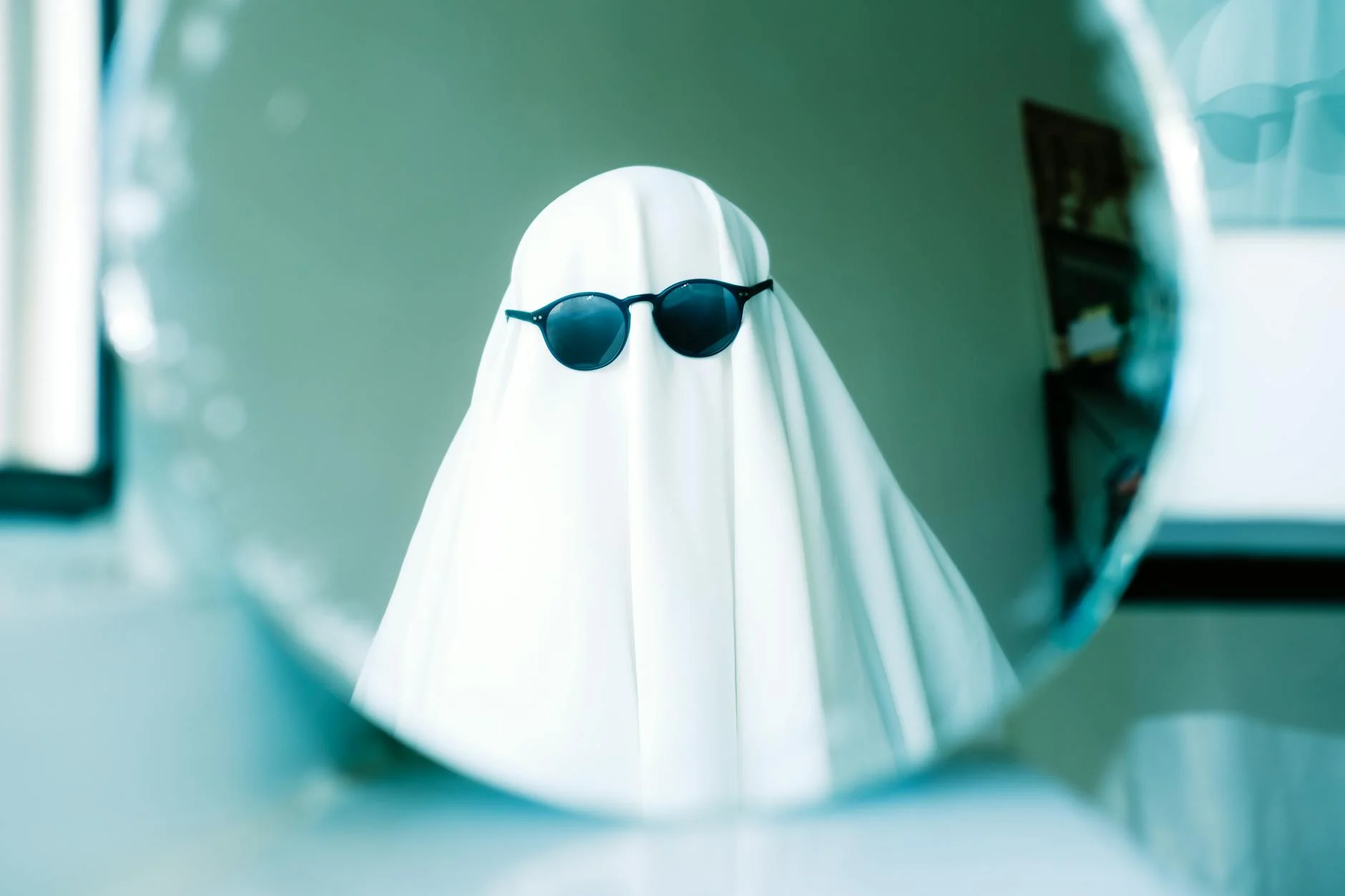 A Ghostly Figure Wearing Sunglasses Capt 1
