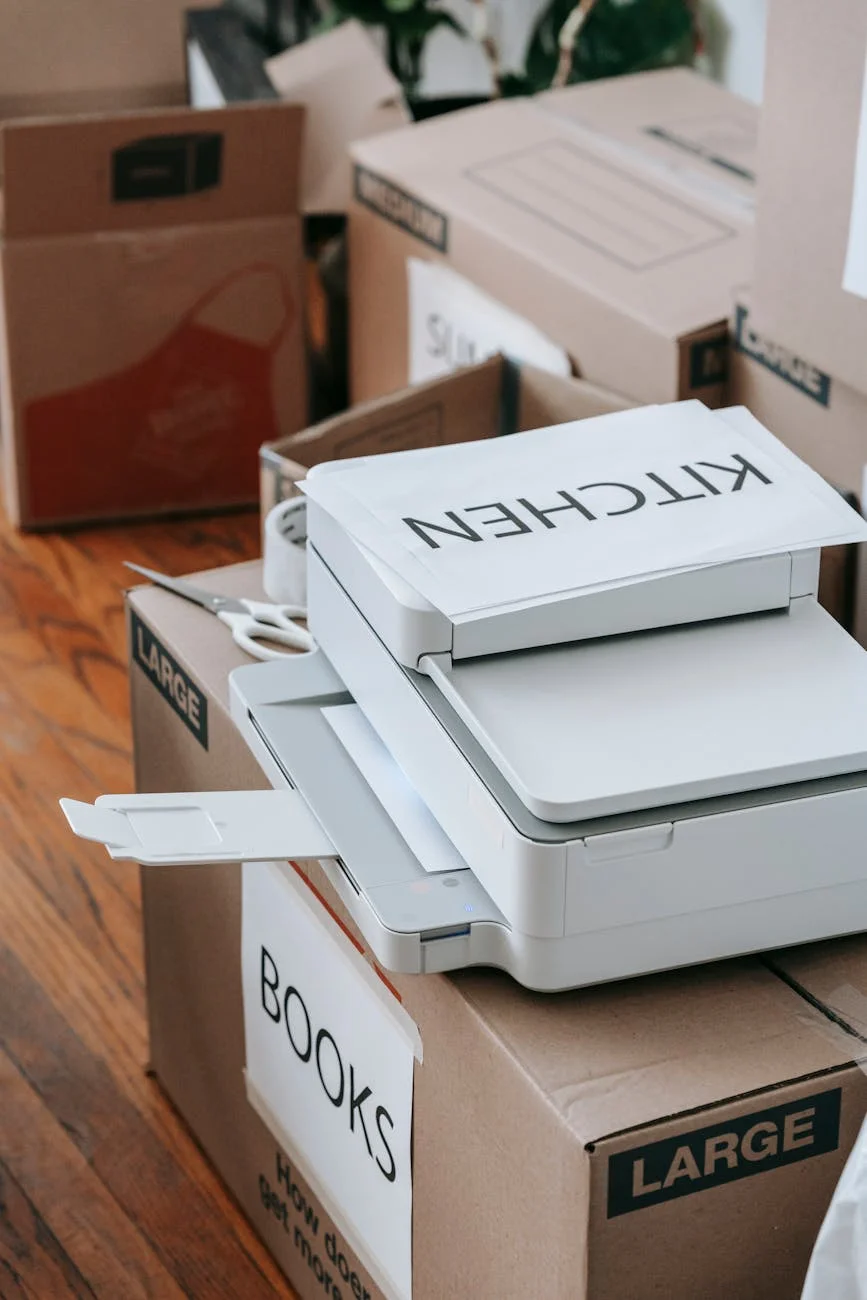 A Collection Of Large Cardboard Boxes La 4
