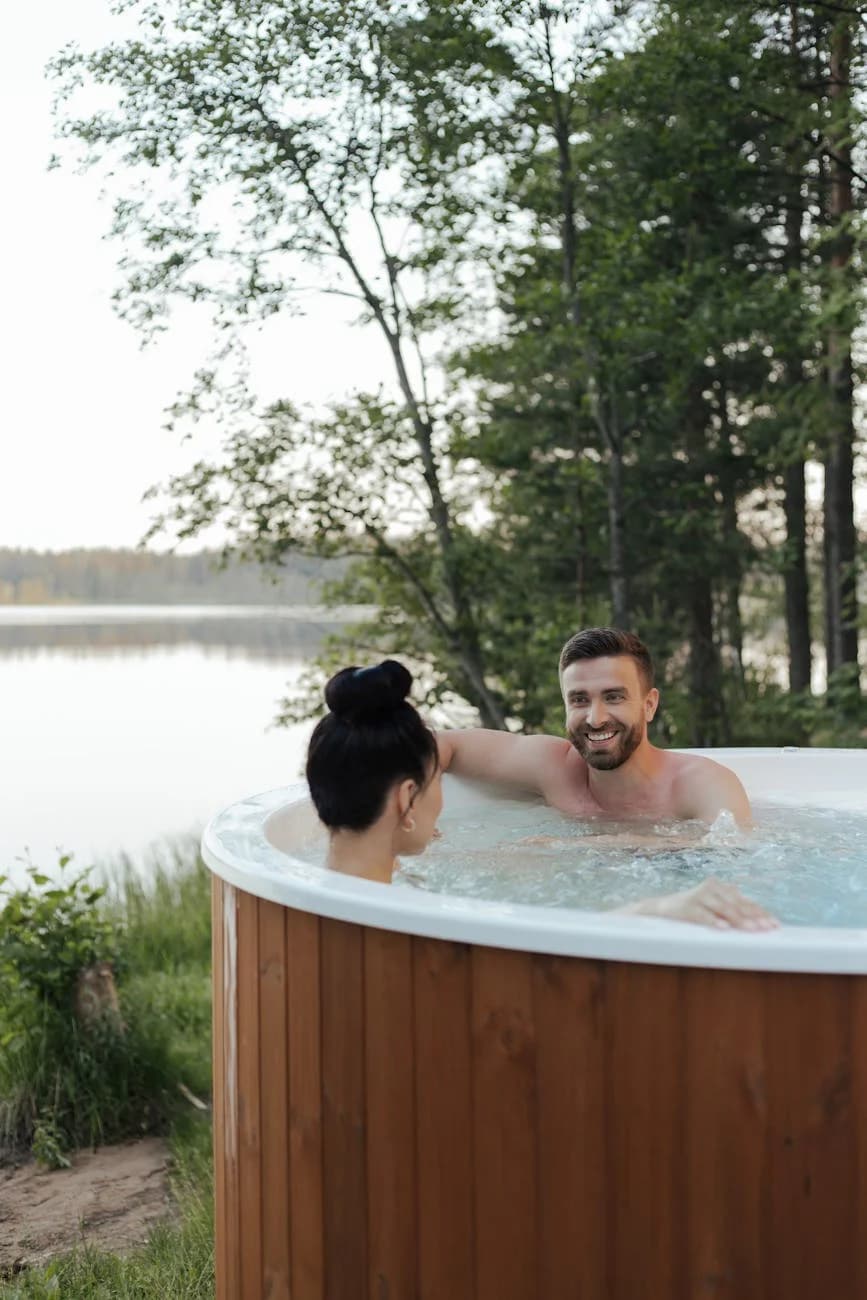 A Couple Enjoys A Serene Afternoon In A 4