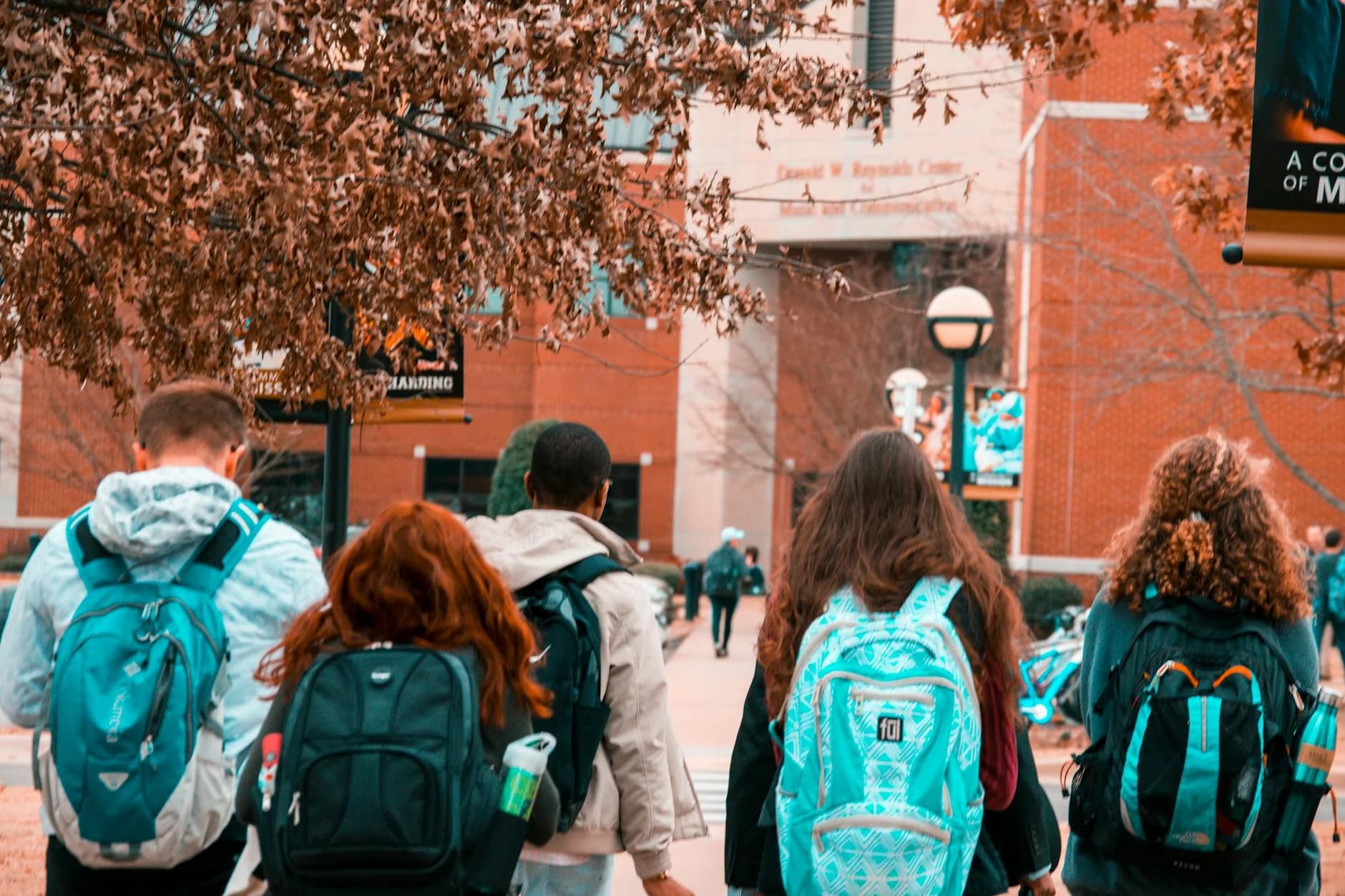 A Group Of College Students With Backpac 2