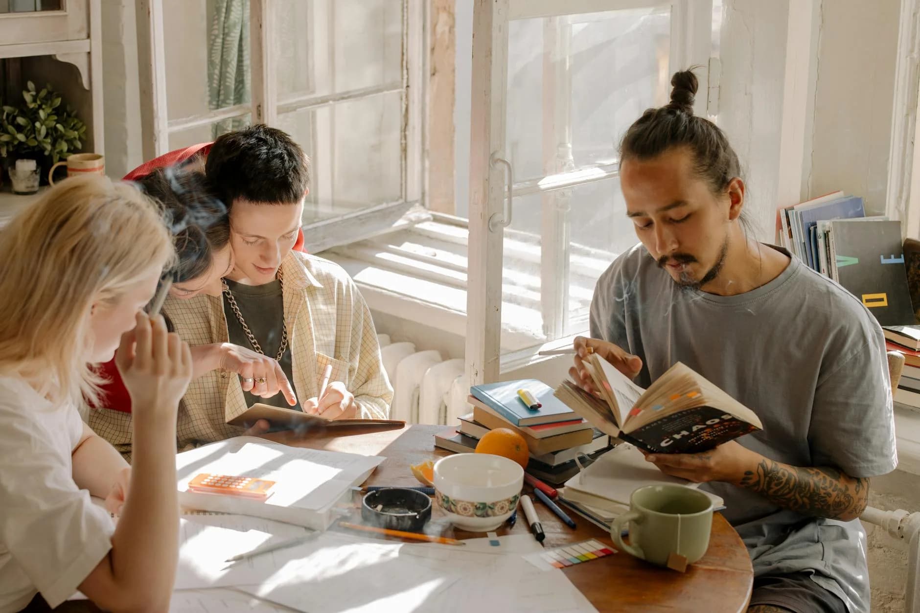 Group Of College Students Collaborating 2