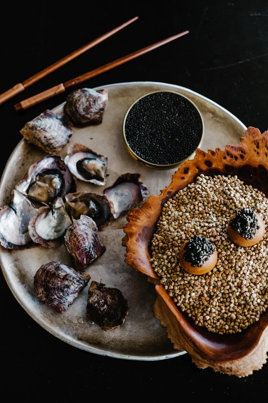 Luxurious Seafood Platter Featuring Cavi 4