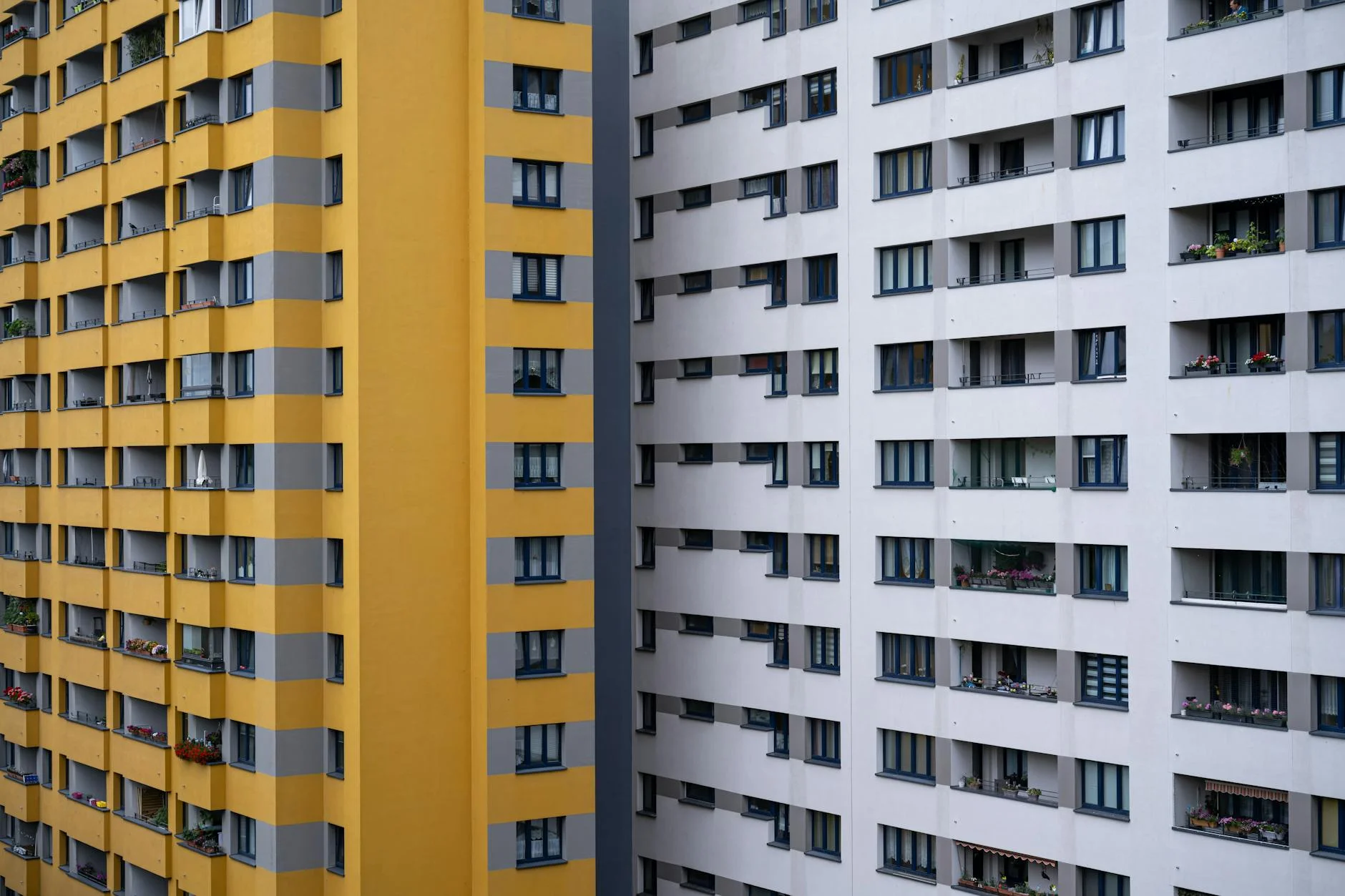 Colorful High Rise Buildings In Berlin S 3