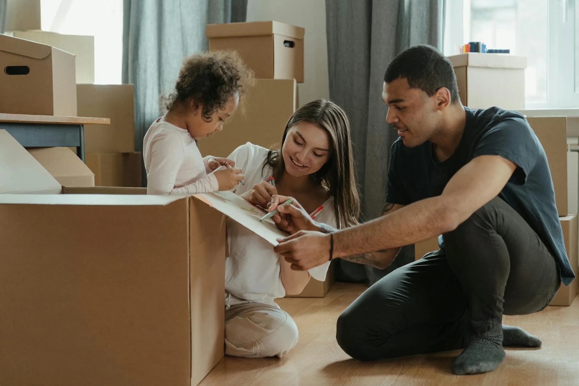 A Family Involved In A Creative Activity 1