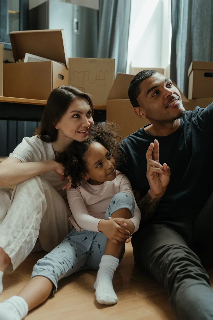 A Family Of Three Takes A Joyful Selfie 4